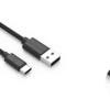 1m T20 Braided Type C to USB Charging Cable Texture