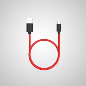 1 Meter TPE Red Type C to USB Charge Cable
