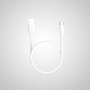1.25 Meter PVC White Type C to USB Charge Cable