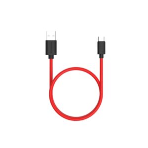 1.25 Meter TPE Red Type C to USB Charge Cable