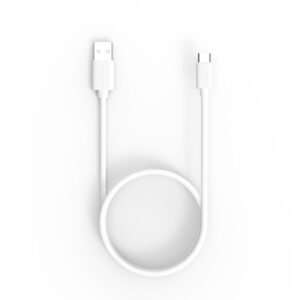 1.5 Meter PVC White Type C to USB Charge Cable