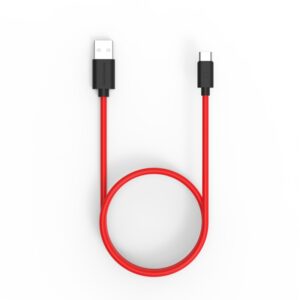 2 Meter TPE Red Type C to USB Charge Cable